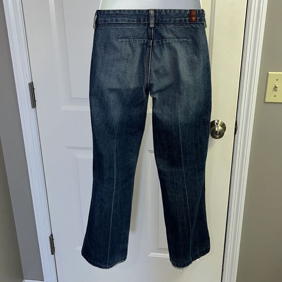 7 for all Mankind Cotton Fade Women’s Distressed Jeans Size 29 00940190 - Picture 2 of 16